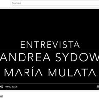 Andrea Sydow y María Mulata en una entrevista sobre el Perdón Radical